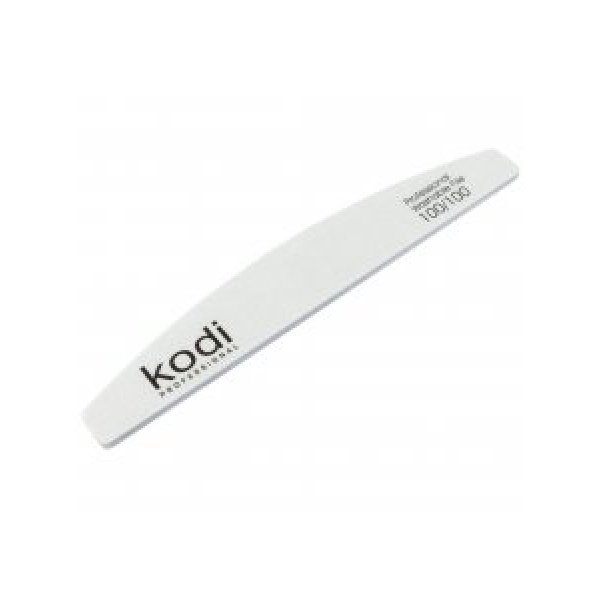 №10 Nail file "Crescent" 100/100 (color: white, size: 178/28/4) Kodi Professional 