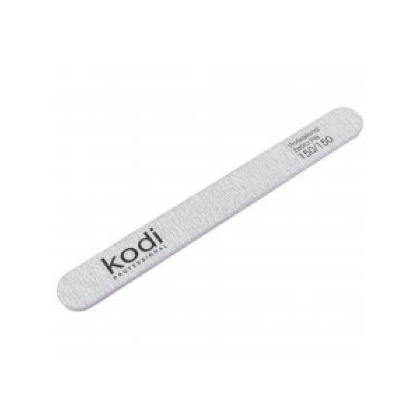 №135 Straight nail file 150/150 (color: light-grey, size: 178/19/4) Kodi Professional