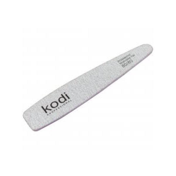 №143 Cone nail file 80/80 (color: light-gray, size: 178/32/4) Kodi Professional
