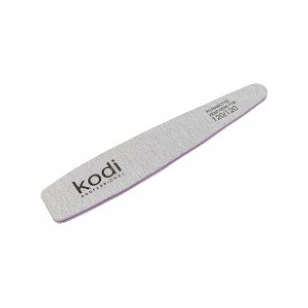 №145 Cone nail file 120/120 (color: light-gray, size: 178/32/4) Kodi Professional