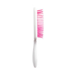 Щетка для волос Soft Touch белая с розовыми зубцами  Kodi Professional