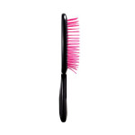 Щетка для волос Soft Touch черная с розовыми зубцам Kodi Professional