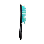 Щетка для волос Soft Touch черная с бирюзовыми зубцами Kodi Professional