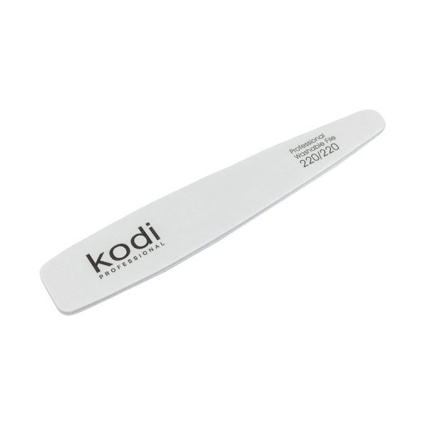 №29 Cone nail file 220/220 (color: white, size: 178/32/4) Kodi Professional