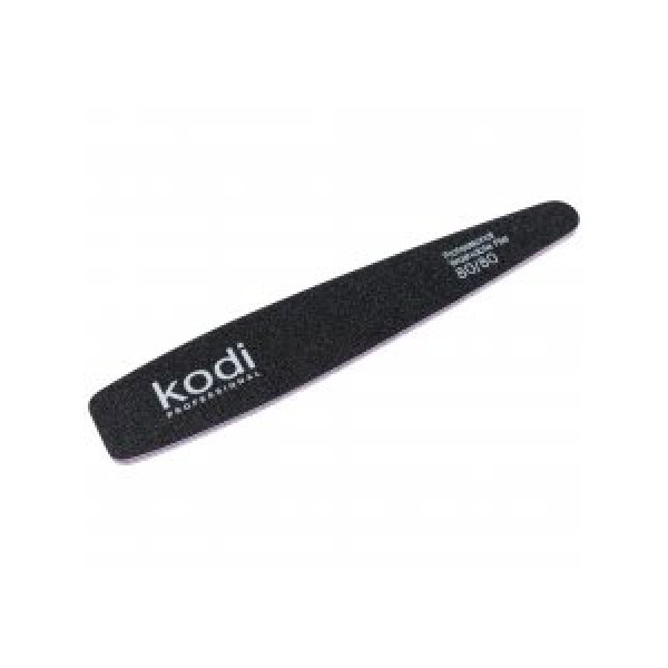 №55 Cone nail file 80/80 (color: black, size: 178/32/4) Kodi Professional