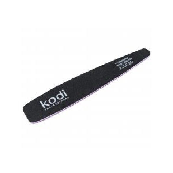 №60 Cone nail file 220/220 (color: black, size: 178/32/4) Kodi Professional