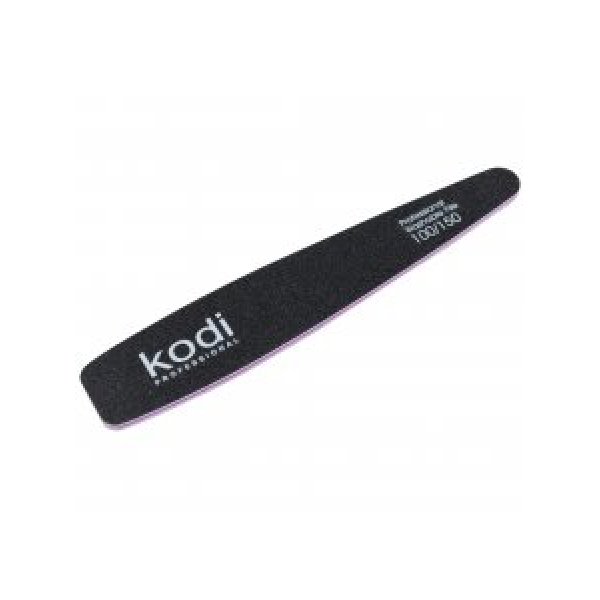 №63 Cone nail file 100/150 (color: black, size: 178/32/4) Kodi Professional