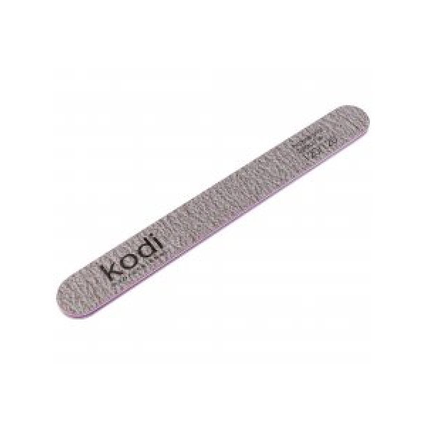 №79 Straight nail file 120/120 (color: brown, size: 178/19/4) Kodi Professional