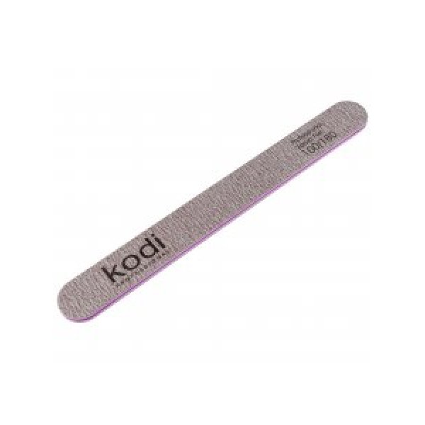 №83 Straight nail file 100/180 (color: brown, size: 178/19/4) Kodi Professional