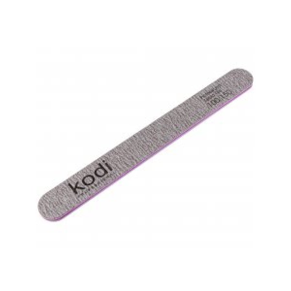 №85 Straight nail file 100/150 (color: brown, size: 178/19/4) Kodi Professional