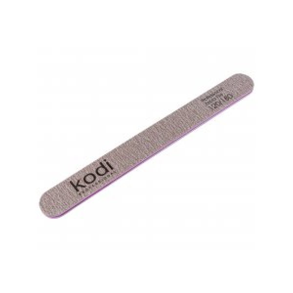 №86 Straight nail file 120/180 (color: brown, size: 178/19/4) Kodi Professional