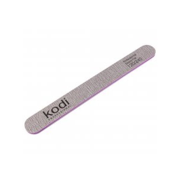 №87 Straight nail file 120/240 (color: brown, size: 178/19/4) Kodi Professional