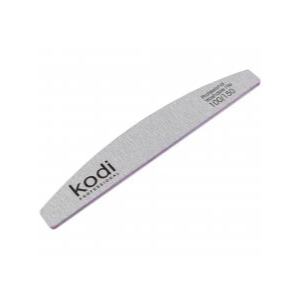 №96 Nail file "Crescent" 100/150 (color: gray, size: 178/28/4) Kodi Professional