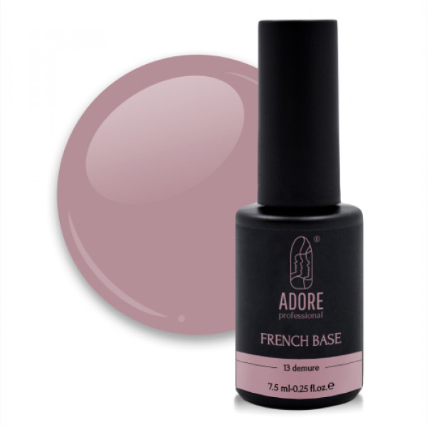 French Base 8 ml №13 "demure" ADORE