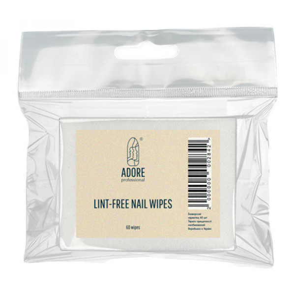 Lint-free wipes 60 pcs ADORE