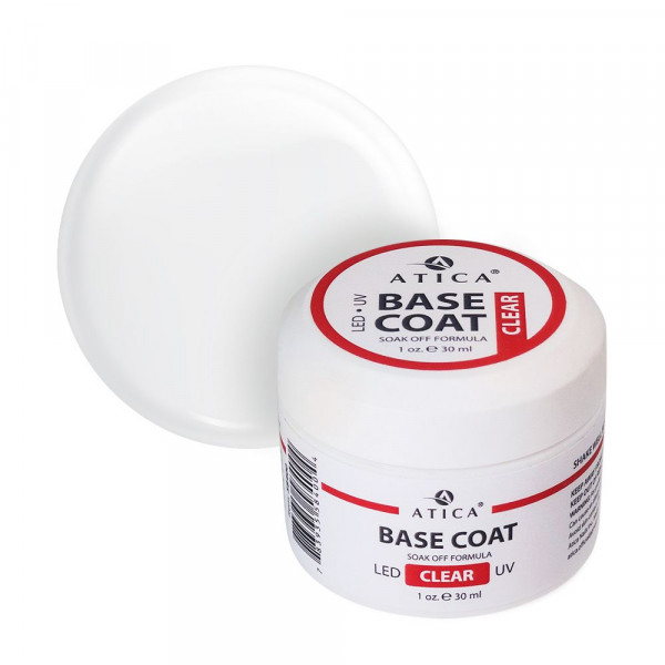 Base Gel clear (soak off) 30 ml ATICA