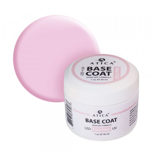 Base Gel Cold Pink (soak off) 30 ml ATICA