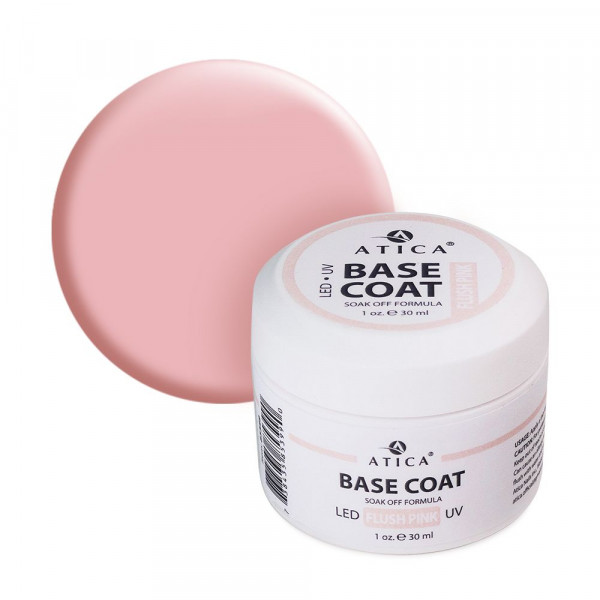 Base Gel Flush Pink (soak off) 30 ml ATICA