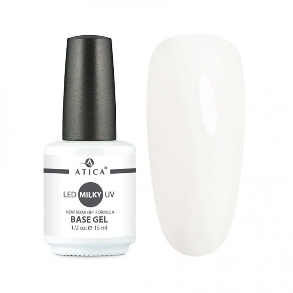 Base Gel Milky (soak off) 15 мл ATICA