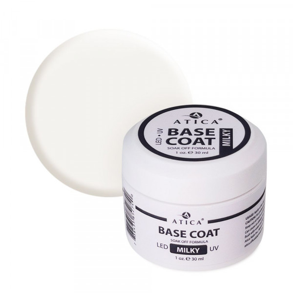 Base Gel Milky (soak off) 30 ml ATICA