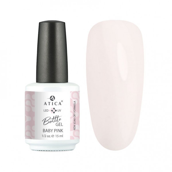 Bottle Gel Baby-Pink (soak off) 15 ml ATICA