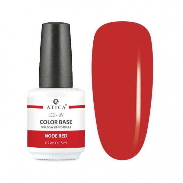 Color Base Gel Node Red (soak off) 15 мл ATICA