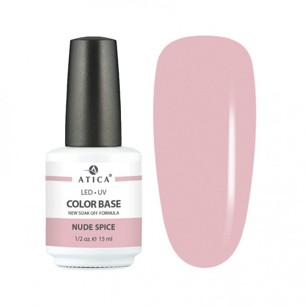 Color Base Gel Nude Spice (soak off) 15 мл ATICA