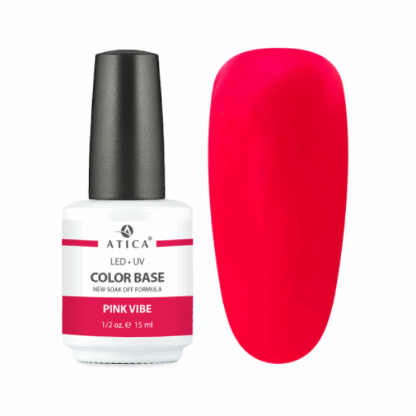 Color Base Pink Vibe (soak off) 15 ml ATICA