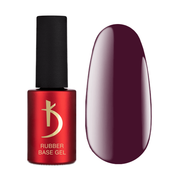 Color Rubber Base Gel Plum 7 ml. Kodi Professional