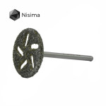 Pedicure disc with holes Dh200cK  (80 grit, diameter 20 mm) Nisima
