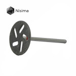 Pedicure disc with holes Dh200fK (240 grit, diameter 20 mm) Nisima