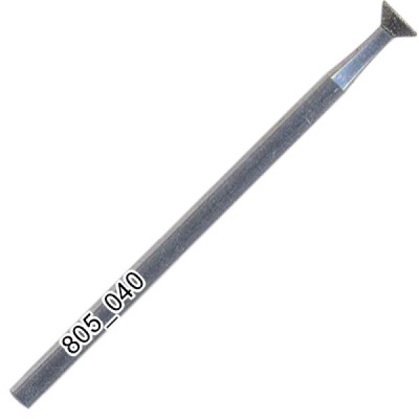 Buffing head, blue, 4 mm S805/040 Dia-Tessin