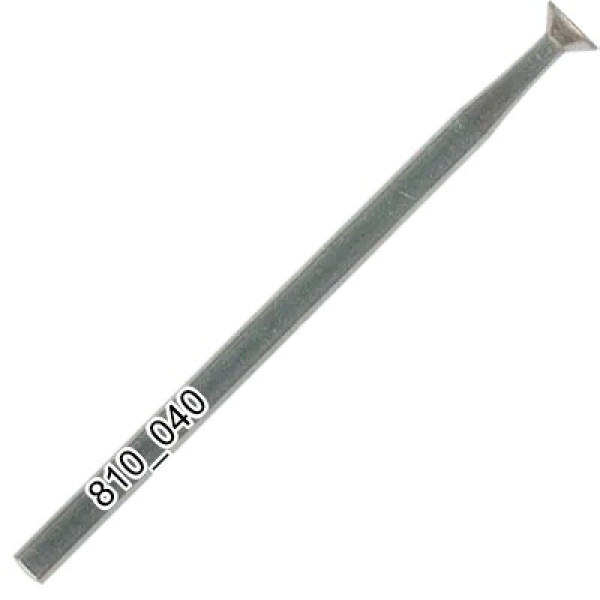 Buffing head, blue, 4 mm S810/040 Dia-Tessin