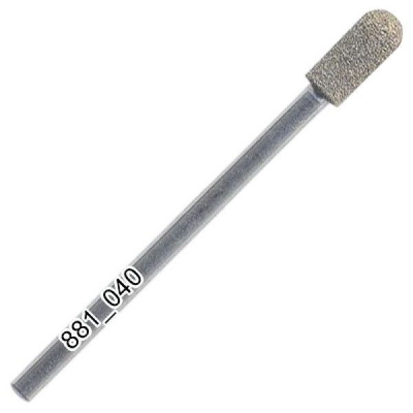 Buffing head, blue, 4 mm S881/040 Dia-Tessin