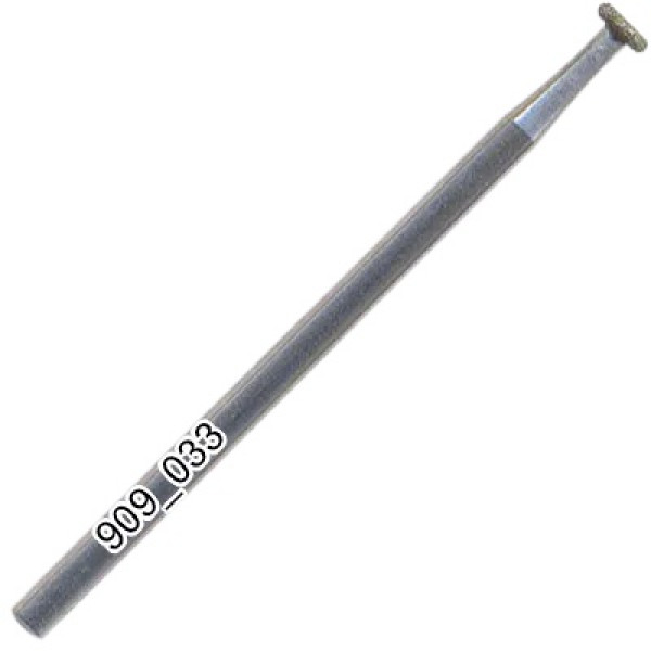 Buffing head, blue, 3.3 mm S909/033 Dia-Tessin