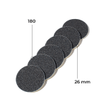 Disc 26 mm (black, 180 grit, with soft layer, 50 pcs.)  Kodi Professional