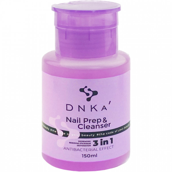 3 в 1 Подготовка и Очистка/ Nail Prep and Cleanser DNKa, 150 мл