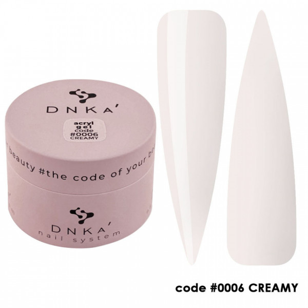 Acryl Gel (банка) DNKa, 30 мл No.0006 Creamy