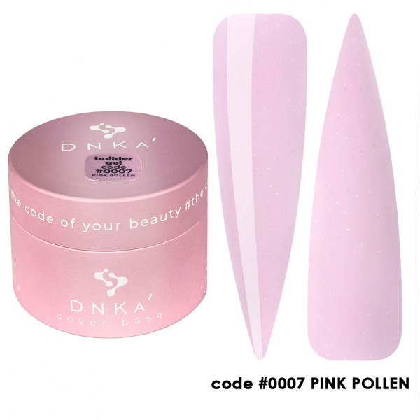 Builder Gel (банка) DNKa, 30 мл No.0007 Pink Pollen