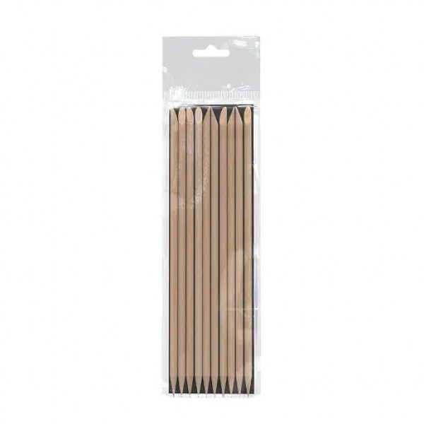 Orange stick for manicure, wooden 150 mm (10 pcs) DOS-10/10 STALEKS