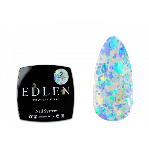 Confetti Glitter №02 5 ml. EDLEN