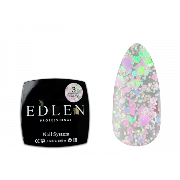 Confetti Glitter №03 5 ml. EDLEN