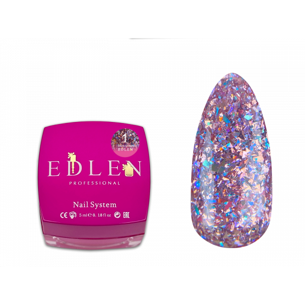 Disco Glitter №01 5 ml. EDLEN