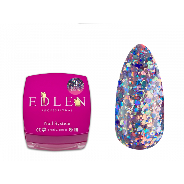 Disco Glitter №03 5 ml. EDLEN