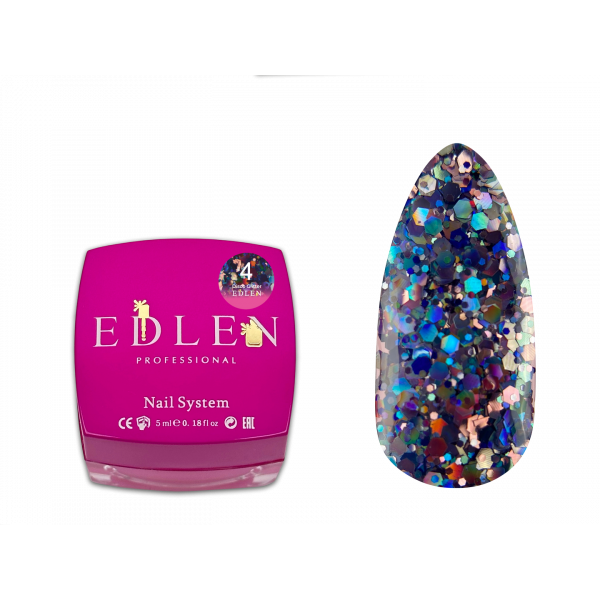 Disco Glitter №04 5 ml. EDLEN