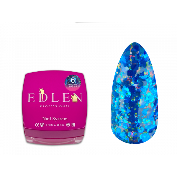 Disco Glitter №06 5 ml. EDLEN
