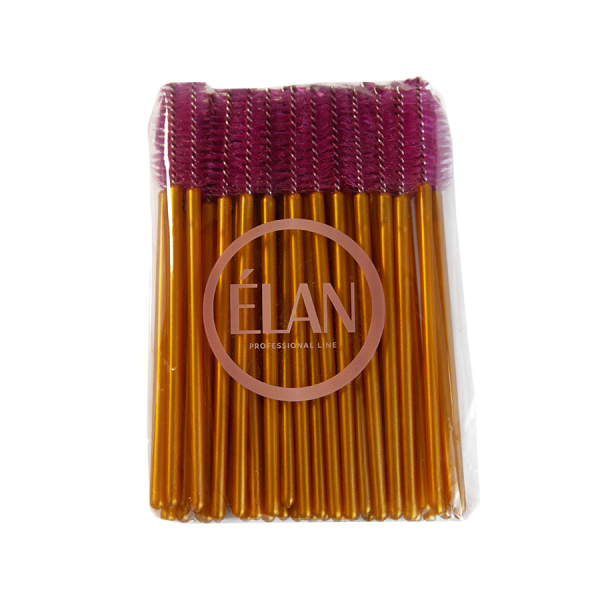 Disposable nylon brush (red) ELAN, 50 pcs