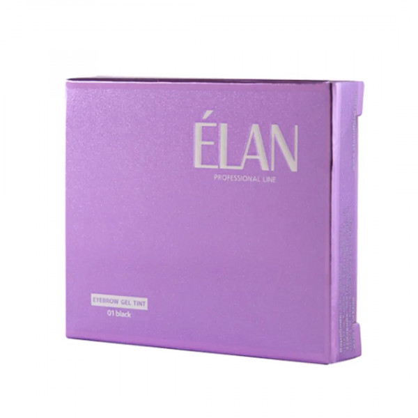 Гель-краска для бровей с окислителем 01 (мини-набор, черная) ELAN