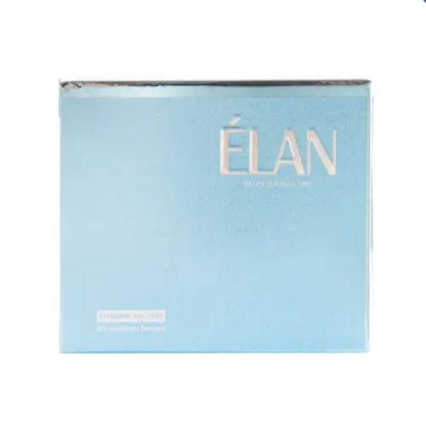 Gel tint for eyebrows with oxidation 03 (mini-set, light brown) ELAN