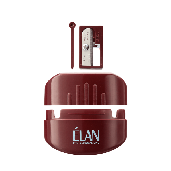 Pencil sharpener, burgundy ELAN